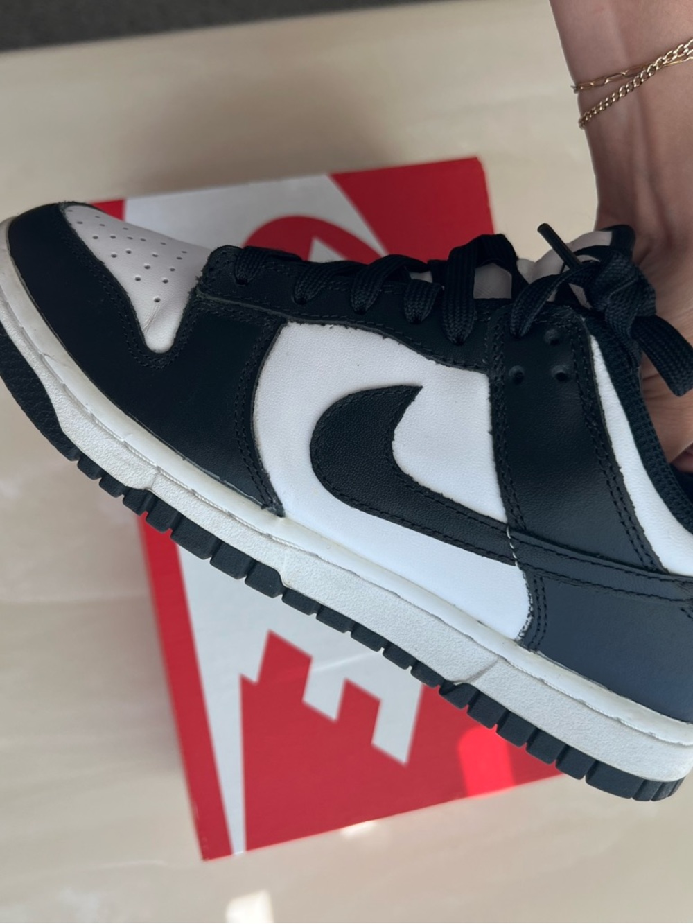 Nike Black & White Panda Dunks - Picture 4 of 6